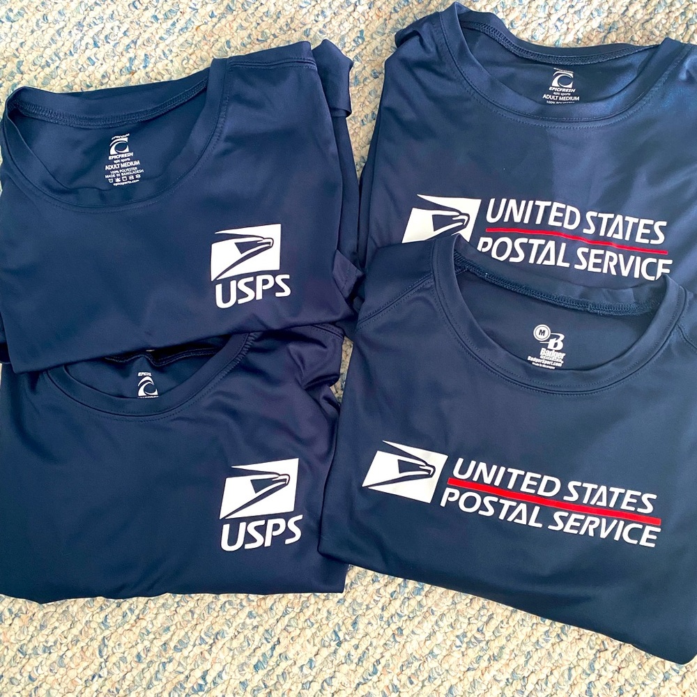 USPS  Long sleeve shirts (FOUR SHIRTS!)